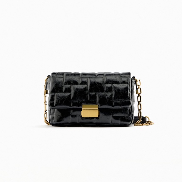 Zara Handbags - Zara limited edition retro quilted crossbody mini bag